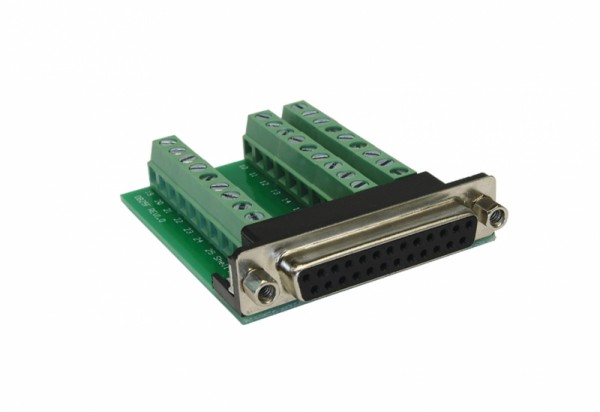 Adapter 25 Pin Buchse an Terminal Block, Exsys® [EX-49030]
