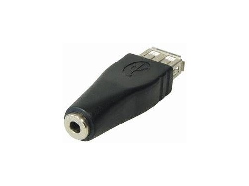 USB/Klinke Adapter, USB Buchse A auf 3,5mm Klinke Buchse, Good Connections®