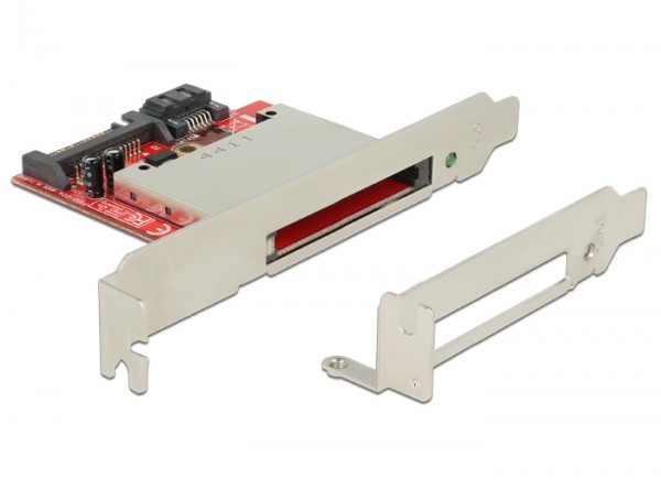 Card Reader CFast an SATA 7 + 15 Pin Low Profile Form Faktor, Delock® [91495]