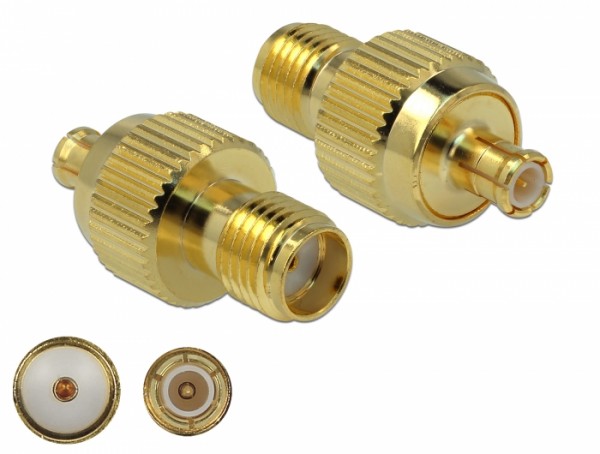 Adapter SMA Buchse an MCX Stecker 3 GHz, Delock® [89989]