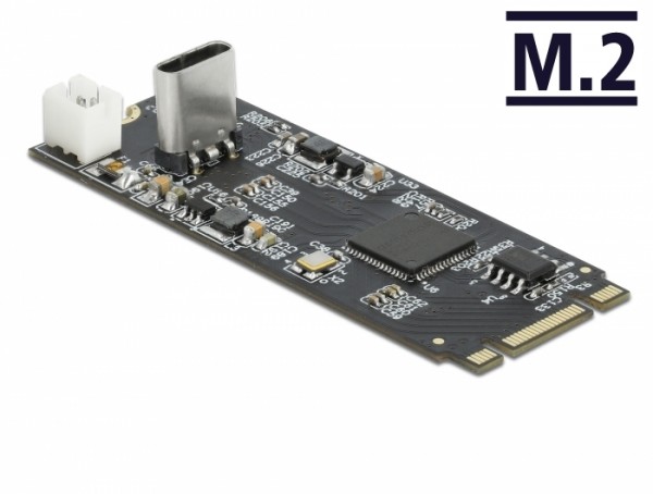 Konverter M.2 Key B+M Stecker zu USB Type-C™ Buchse , Delock® [63174]