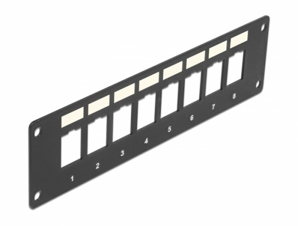 Keystone Halterung 8 Port Panel Einbau, Delock® [86597]