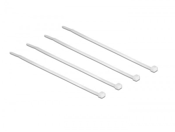 Kabelbinder transparent L 100 x B 2,5 mm 100 Stück, Delock® [18605]