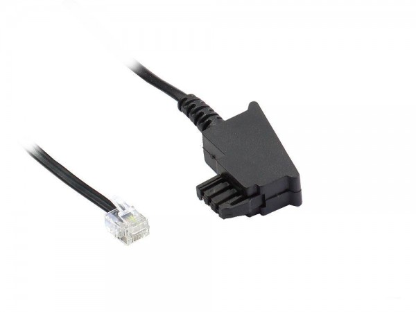 TAE-F Anschlusskabel für Import-Telefone, Länge: 20m, Good Connections®