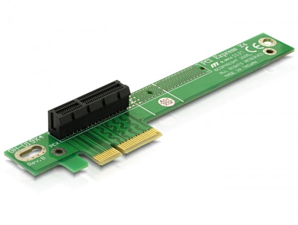 PCIe-Riser-Karte x4 90°gewinkelt links, Delock® [89103]