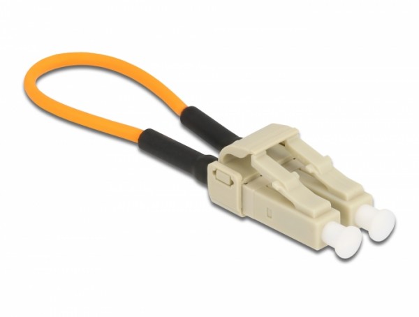 LWL Loopback Adapter LC / OM1 Multimode beige, Delock® [86925]