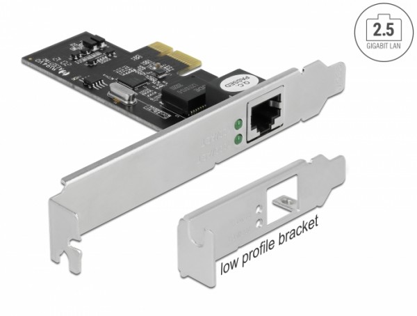 PCI Express x1 Karte auf 1 x RJ45 2,5 Gigabit LAN i225, Delock® [89598]