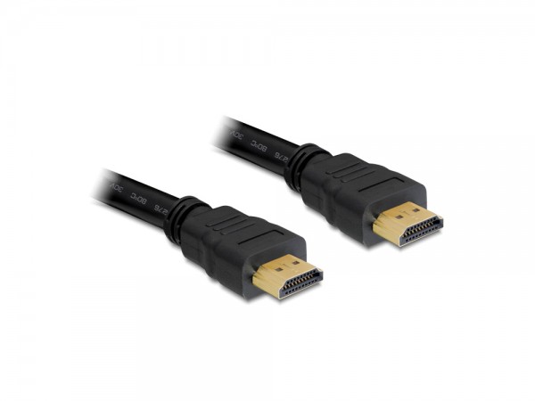 Anschlusskabel, High Speed HDMI mit Ethernet, A Stecker an A Stecker, 15m, Delock® [82710]