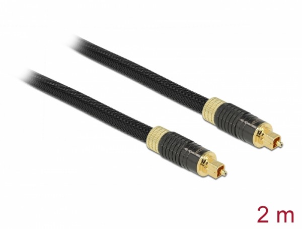 TOSLINK Standard Kabel Stecker - Stecker 2 m, Delock® [86593]