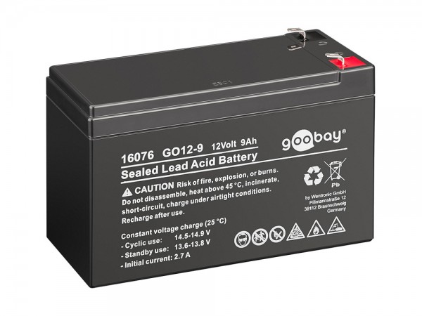 Blei-Akku, 12V, 9Ah