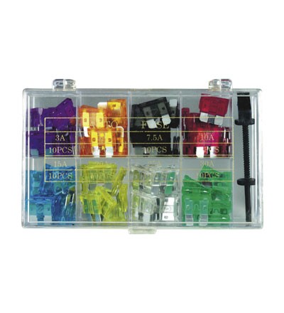 KFZ-Sicherungenset, Inhalt: 7 Werte