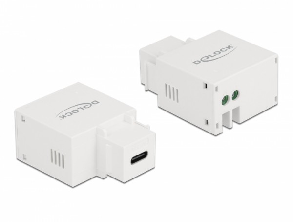 Keystone Modul mit USB Type-C™ Ladebuchse 2,1 A weiß, Delock® [87792]