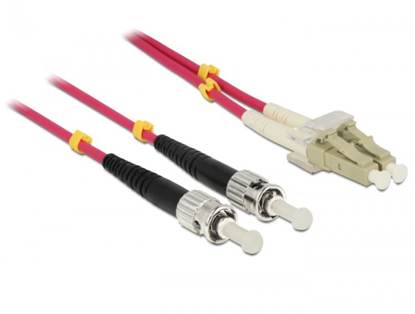 Kabel Lichtwellenleiter LC / ST Multimode OM4, 3m, Delock® [84687]