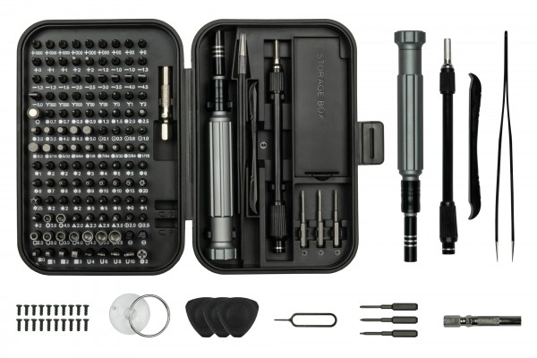kabelmeister® Präzisions-Schraubendreher-Set, 150-Teile, u.a. 117x C4 Bits, 3x C3 Bits
