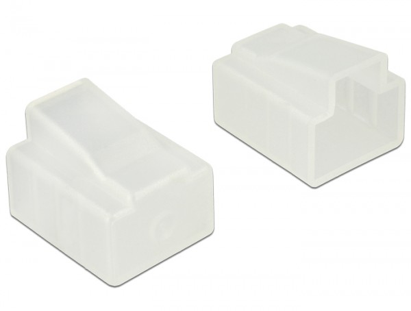 Staubschutz für RJ45 Stecker 10 Stück, transparent, Delock® [64016]