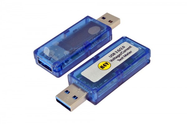 USB 3.0/2.0 Digitales Multimeter zur Messung von Spannung, Strom, Kapazität und Leistung, Exsys® [EX-9520]