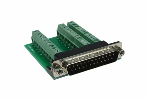 Adapter 25 Pin Stecker an Terminal Block, Exsys® [EX-49025]