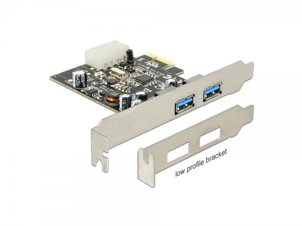 Schnittstellenkarte, PCI Express an 2x extern USB 3.0, Delock® [89241]