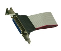 LowProfile Slotkabel 25 Pin Parallel 30cm länge, Exsys® [EX-K41005]