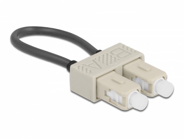 LWL Loopback Adapter SC / OM2 Multimode beige, Delock® [86922]