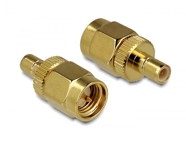 Adapter SMA Stecker an SMB Buchse, Delock® [88830]