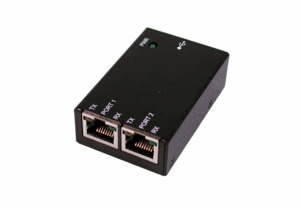 USB 2.0 zu 2S RS-232, Metallgehäuse, RJ-45, Exsys® [EX-1332HMV-RJ]