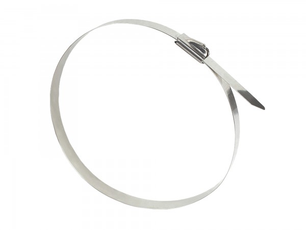 Edelstahl-Kabelbinder 500 mm x 7,9 mm, -60 °C bis +550 °C, 20 Stück, Good Connections®