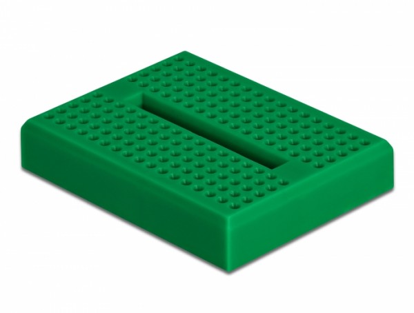 Experimentier-Mini Steckbrett 170 Kontakte grün, Delock® [18321]