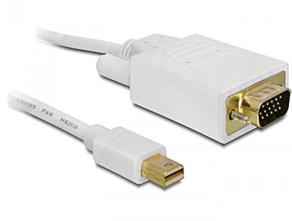 Kabel mini Displayport an VGA 15 pin Stecker, 1m, Delock® [82639]
