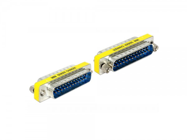 Adapter Sub-D 25 Pin Stecker an Sub-D 25 Pin Stecker, Gender Changer, Delock® [65482]