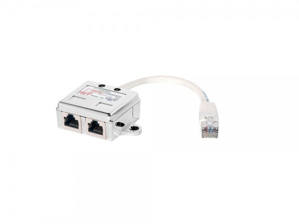 T-Adapter RJ45 Stecker an 2 x RJ45 Buchse 1:1 Port Doppler, LogiLink® [NP0042]