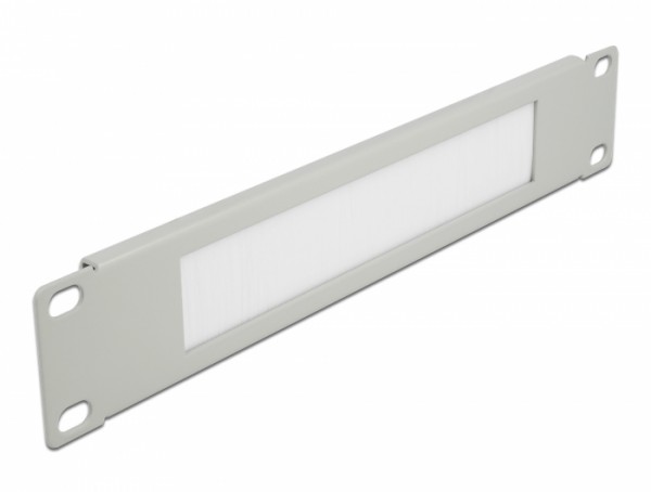 10" Kabelmanagement Bürstenleiste 1 HE grau, Delock® [66531]