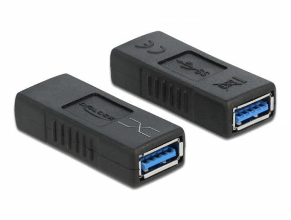 USB 3.0 Adapter Typ-A Buchse zu Typ-A Buchse (gekreuzt), Delock® [66641]