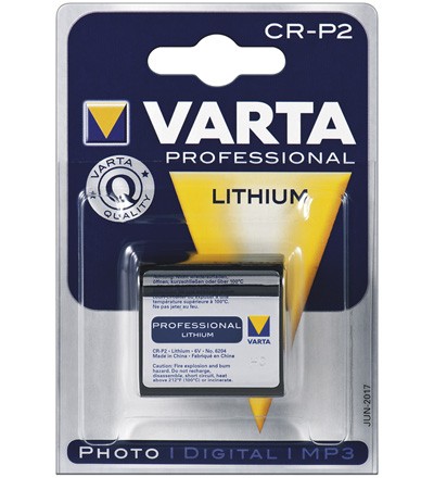 Varta® Professinal Litihium für Foto, Digital-, MP3 Geräte; 6V, 1600 mAh, 1er Blister