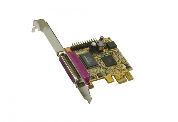 PCI Express 2 x Parallel Karte, EPP/ECP, Netmos Chip-Set, Exsys® [EX-44012]