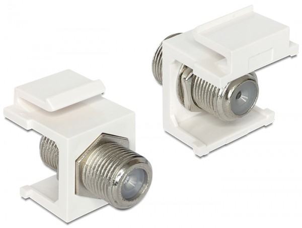 Keystone Jack, F Buchse an F Buchse, Delock® [86300]