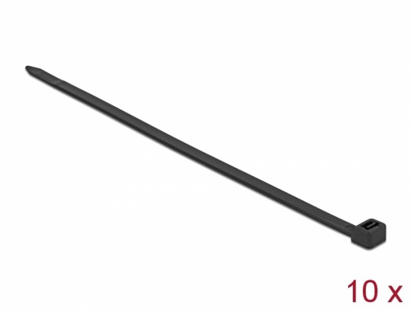 Kabelbinder L 1020 x B 9 mm 10 Stück schwarz, Delock® [19725]