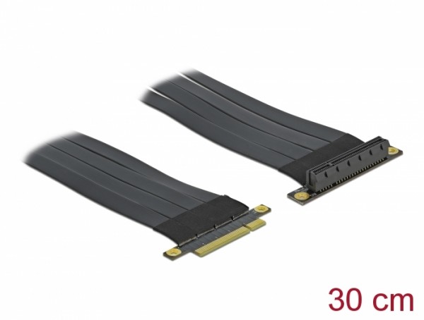 Riser Karte PCI Express x8 zu x8 mit flexiblem Kabel 30 cm, Delock® [85766]