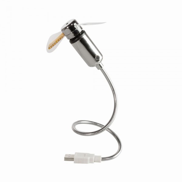 USB-Ventilator mit Uhrzeitanzeige, LogiLink® [UA0294]